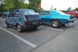 Fiat 126 FSM, Chevrolet Camaro 5.0 V8 Rally Sport